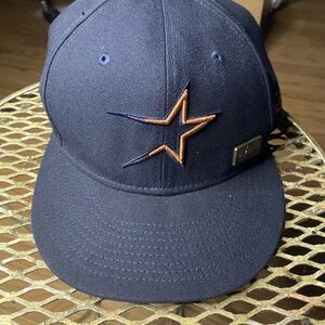 Houston Astros MLB 125th Anniversary Fitted Hat New Era 59FIFTY Navy Blue